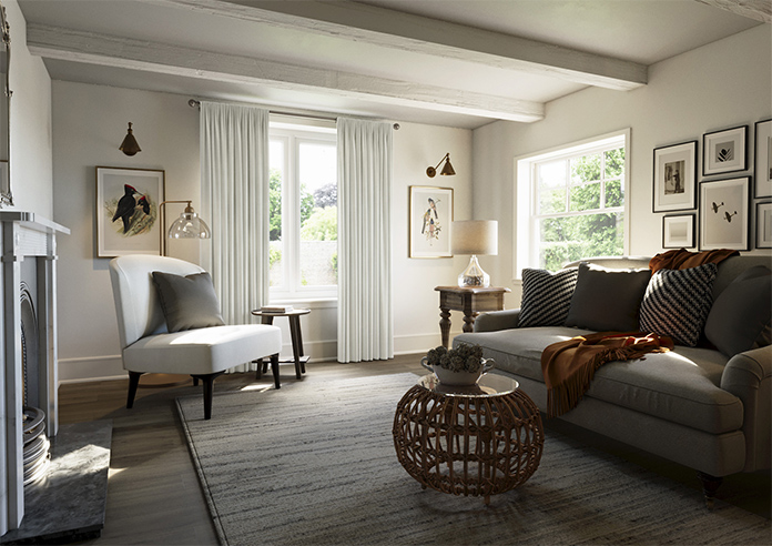 Odessa Velvet, Platinum - Made to Measure Curtains - Image 7